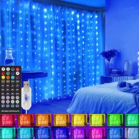 Smart LED String Lights RGB Christmas Decoration APP Remote USB Garland Curtain 3M Fairy Lamp Wedding Holiday Bedroom Out. Domain: