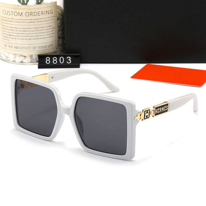 2023-new-sunglasses-h-retro-large-frame-sunglasses-for-women-vacation-and-leisure-photos