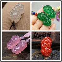 หยกอาเกตสีแดงธรรมชาติ Lucky Pixiu จี้สำหรับผู้ชายผู้หญิง Amulet ของขวัญ Jades หิน Pi Xiu แฟชั่น Charms เครื่องประดับ