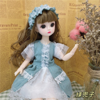 【 Cw】30เซนติเมตรตุ๊กตา BJD16หลายสีผมตุ๊กตาสีน้ำตาลตาโต22ข้อต่อที่ถอดออกได้จับคู่แฟชั่นเสื้อผ้าอุปกรณ์ตุ๊กตาของเล่นของขวัญ