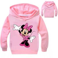 HOT★เด็กทารกการ์ตูน Minnie Mickey Hoodies Sweatshirt เสื้อผ้าเด็กฤดูใบไม้ผลิบาง Hoodies แจ็คเก็ตเสื้อเด็กเสื้อเสื้อผ้า 3-12yea