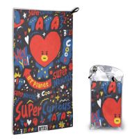 BT 21,40*80ซม. Handuk Cepat KERING ผ้าเช็ดตัว Marvel แฟชั่นซูเปอร์ไฟน์สำหรับทุกเพศผ้าเช็ดตัวไฟเบอร์