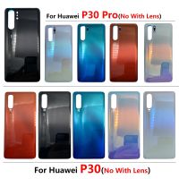 ฝาหลังปิดโทรศัพท์กระจกเหมาะสำหรับ Huawei P30 Pro กระจกด้านหลังครอบคลุมกรณีที่อยู่อาศัยอะไหล่เหมาะสำหรับ Huawei ฝาหลังปิดโทรศัพท์ P30 + สติกเกอร์กาว