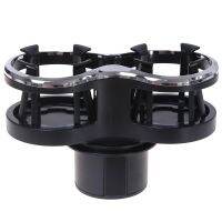 High Quality 1 x Double Hole Car Cup Holder 1 x cup holder base 2 x double-sided tape