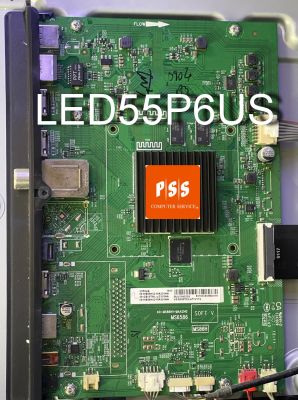 เมนบอร์ด TCL รุ่น  LED55P6US พาร์ท บอร์ด 40-MS86H1-MAB2HG ใช้เบอร์จอ LVU550NEBLของแท้มือสอง ผ่านการเทสแล้ว 100%