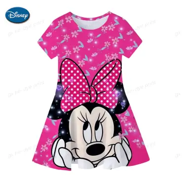 New Minnie Mouse Costume Girls Toddler Baby Fancy Dress Outfit