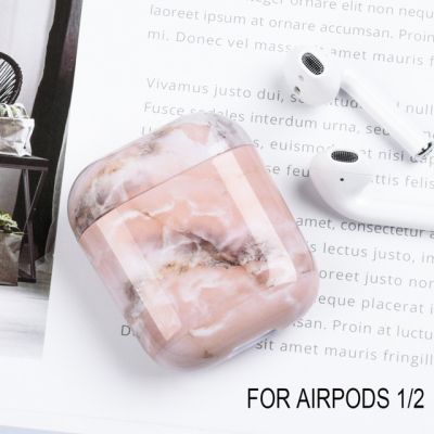 เคสสำหรับ Apple AirPods Air Pods Pro 2 1เคสแฟชั่นพีซีแข็งพิมพ์ลายหินอ่อนสุดฮอตเคสชาร์จกล่องสำหรับ AirPods Pro 2 1