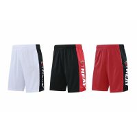 เสื้อคุณภาพสูง ♞☜◆NBA Miami Heat Basketball Shorts Men Quick Dry Loose Sports Training Fitness Shorts