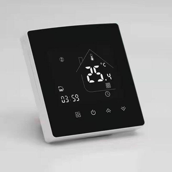 Dual Temperature Display Thermostat Low Power Consumption Larger Field