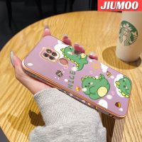 เคส JIUMOO สำหรับ Moto G9 Play G9 Plus เคสพลังงาน G9ลายการ์ตูนน้อยน่ารักมอนสเตอร์หรูหรากันกระแทกแบบขอบปลอกซิลิโคนเลนส์กล้องถ่ายรูปเคสนิ่มป้องกันคลุมทั้งหมด