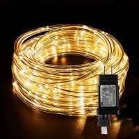 Street Garland Christmas Decorations For Home Festoon Led Tube Rope String Light Plug Operated 10/20/30/40M