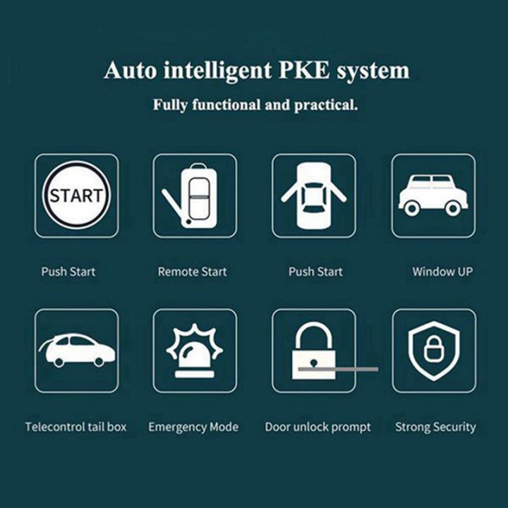 car-one-key-start-anti-theft-system-pke-keyless-entry-kit-12v-remote-preheating-cooling-one-key-start-anti-theft-system