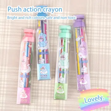 1 Multi color Press Crayons Rotatable Retractable Crayons - Temu