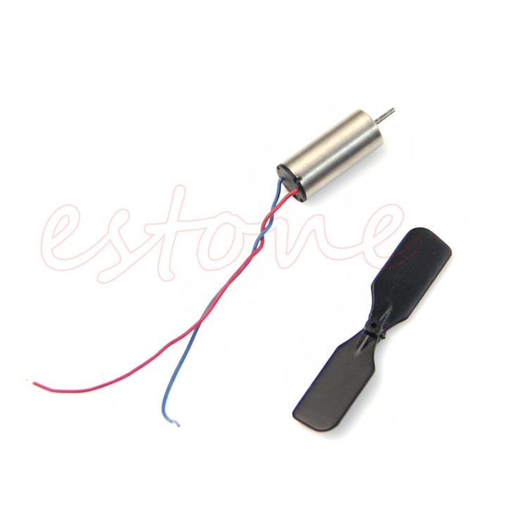 in-stock-chexiuhua-2คู่3-7v-48000rpm-ใบพัดมอเตอร์-coreless-สำหรับเครื่องบินเฮลิคอปเตอร์ของเล่นอุปกรณ์ไฟฟ้า