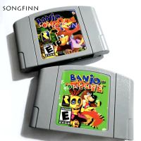 เปลือกสีเทาสำหรับเกม64bit ** Banjo Kazooie Banjo-Tooie Usa เวอร์ชั่นภาษาอังกฤษบันทึก