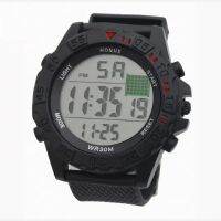 R020 นาฬิกาดิจิตอลสำหรับผู้ชาย watch for men waterproof ยางแก้วอินทรีย์ที่เป็นกลางดิจิตอล 50mm ด้านล่าง