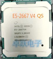 E5-2667V4 QS Intel E5ของแท้2667 V4 QS 3.20GHZ 8-Core 25M แคช E5-2667 V4 QS DDR4 2400MHz FCLGA2011-3 135W Processor Gubeng