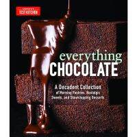 [หนังสือ] Everything Chocolate : A Decadent Collection of Pastries, Sweets, Desserts - Americas Test Kitchen ภาษาอังกฤษ