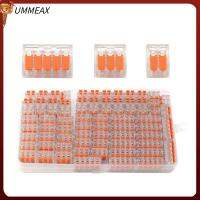 UMMEAX ความต้านทานการกัดกร่อนแตกแขนง75ชิ้นขั้วต่อสายไฟแบบเร็ว2พอร์ตสำหรับตกแต่งบ้าน3/5อายุการใช้งานยาวนาน