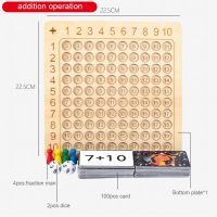 N23C2-addition N23C2-addition 99เกมกระดานการคูณไม้มอนเตสซอรี่เด็กของเล่นเพื่อการศึกษาการเรียนรู้คณิตศาสตร์นับร้อยกระดานการคิดแบบโต้ตอบ