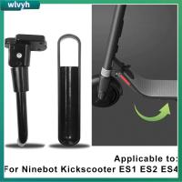 WLVYH สีดำ/ สีขาวกันสนิมสำหรับ ES1สกู๊ตเตอร์ Ninebot Kickscooter ES2 ES4ฟุตรองรับอุปกรณ์เสริมอลูมิเนียมอัลลอยด์สกู๊ตเตอร์ขาตั้งจอดรถปกป้องขาตั้ง