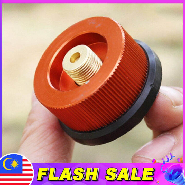 ROYVAN Outdoor Gas Bottle Adaptor Transfer Nozzle Connector for Camping