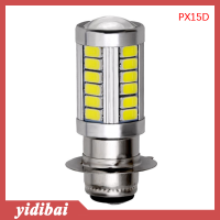 yidibai 1PC PX15D BA20D หลอดไฟ LED FOG Light ไฟหน้ารถยนต์รถยนต์รถจักรยานยนต์ LOW Beam bulb