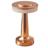 4X Touch LED Rechargeable Table Lamp Dining Table Bar Table Lamp Outdoor Small Night Lamp Decorative Table Lamp,Bronze