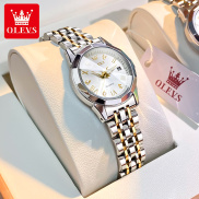 OLEVS 9931 Fashion Waterproof Watches For Women Stainless Steel Strap