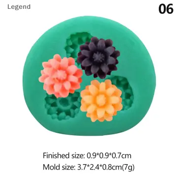 Mini Flowers Series Silicone Mold DIY Handmade Fondant Cake Baking