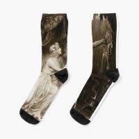 ☄❖ Tannh?user... Mythical German Knight Socks moving stockings Golf socks heated socks