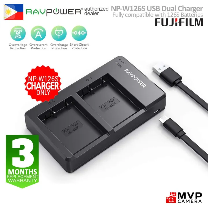 Ravpower Npw126 126 Np W126s Np W126 126s Battery And Charger For