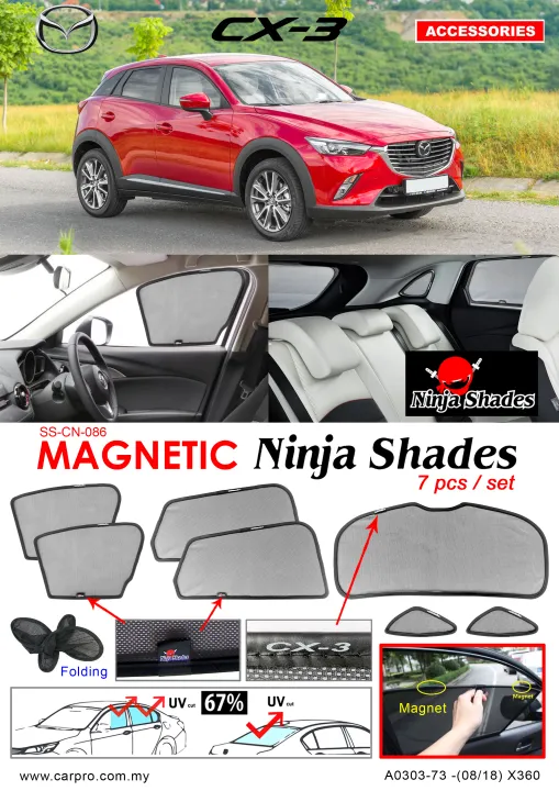 Mazda CX3 Ninja Sun Shade Lazada