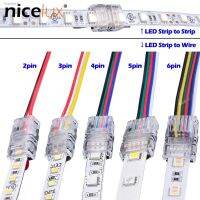 ❦✽◄ 5pcs 2pin 3pin 4pin 5pin 6pin LED Strips Connector for RGB RGBW RGBWW 3528 5050 LED Strip Light Wire Connection Terminal Splice