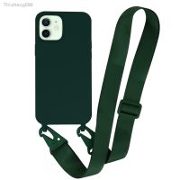 Crossbody Lanyard phone Case For iphone 14 Pro Max 13 12 Mini 11 X XR XS Plus Neck Rope Necklace Strap Cord Silicone With Cover