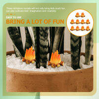 20pcs Miniature Campfire Model Fire Props Props Miniature Decoration