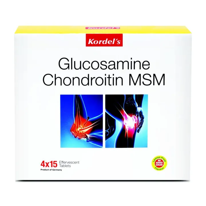 Kordel's Glucosamine Chondroitin MSM Effervescent Tablets (4x15s) Lazada