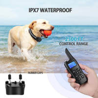 ZZOOI Rechargeable Electronic Dog Training Collar 800m Waterproof Stop Barking LCD Display Remote Control For Shock Vibration Sound