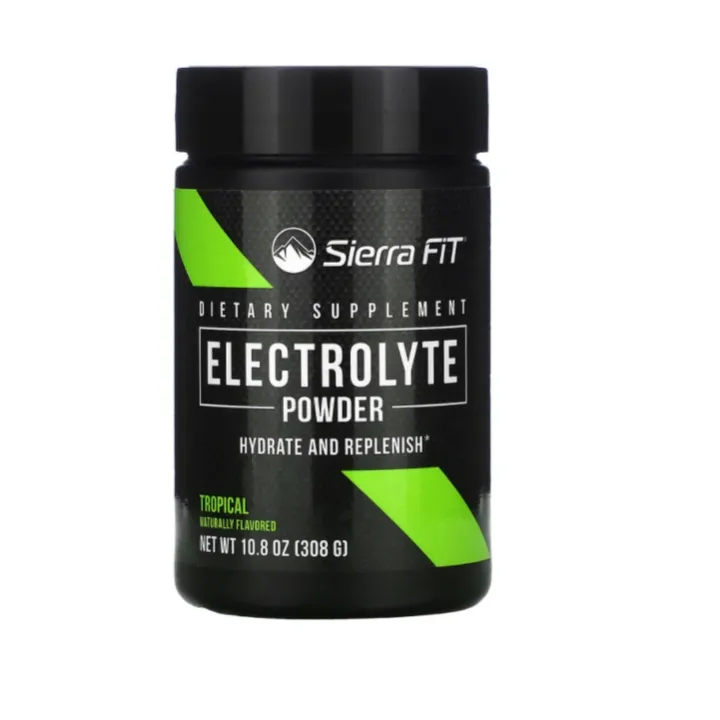 immediate delivery Sierra Fit, Electrolyte Powder, Lemonade Tropical