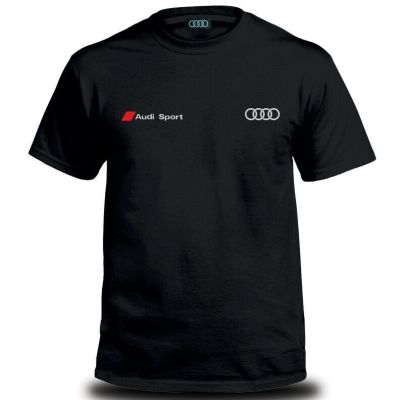 Audi graphic cotton O-neck T-shirt for men