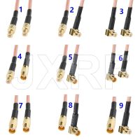 ☬ MCX Male Female to MCX Male Female Straight 90 Degree Plug RF Pigtail Adapter Connector Cable assemblies