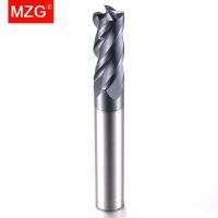 MZG Lengthen End Mill 100L ตัด HRC55 4 ขลุ่ย 4mm 6mm 10mm 12mm Aluminium Copper Machining Tungsten Steel Milling Cutter