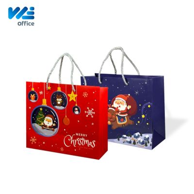 ถุงกระดาษ ถุงใส่ของอเนกประสงค์ ลายคริสต์มาส Christmas Bag Premium