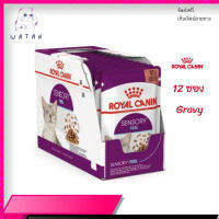 ?ส่งฟรี ด่วนๆ[ยกกล่อง 12 ซอง] Royal Canin Sensory Feel Pouch Gravy อาหารเปียกแมวโต กินอาหารยาก เลือกกิน เนื้อสัมผัสพิเศษ อายุ 12 เดือนขึ้นไป จัดส่งฟรี ✨