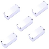 5 Pcs Aluminum Stomp Box Effects 1590A Style Pedal Enclosure for Guitar