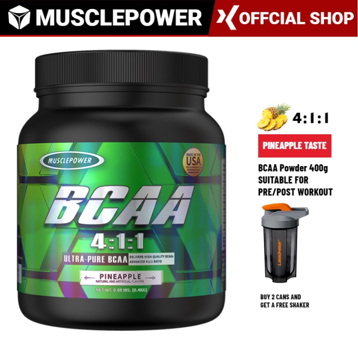 MUSCLEPOWER BCAA Post Workout Muscle Recovery Drink Helps Muscle