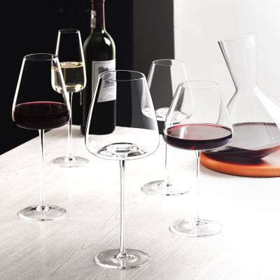 【CW】❏  Artwork 500-600Ml Collection Level Wine Glass Ultra-Thin Burgundy Bordeaux Goblet Big Belly Tasting Cup