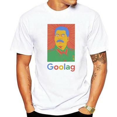 Goolag USSR Stalin Artsy Meme T-Shirt Men Street Guys Humorous Pure Cotton Tee Shirt Short Sleeve T Shirts Gift Idea Clothes