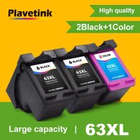 3PK Plavetink สำหรับ HP63XL 63XL สำหรับ Hp63 63ตลับหมึกรีไซเคิลสำหรับ HP Deskjet 1110 1112 2130 2133 2134เครื่องพิมพ์3630 53