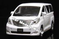 【2023】 MBJ Amll โมเดลรถ Diecast สำหรับ Alphard MPV 1:27สามารถดึงได้ (สีขาว) + ของขวัญเล็กๆ!!